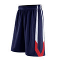 Men Student Basketball Shorts Sport Running Fitness Navy White Red Short
