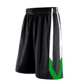 Men Student Basketball Shorts Sport Running Fitness Black White Green Short