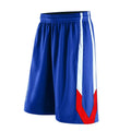 Men Student Basketball Shorts Sport Running Fitness Blue White Red Short