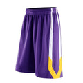 Men Student Basketball Shorts Sport Running Fitness Purple Short